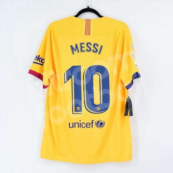 Barcelona 2019/20 Away Messi #10 Jersey Name Set 