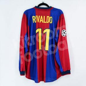 1998-99 Barcelona Home Shirt Player Issue #11 RIVALDO *New* XL Champions League - Image 1