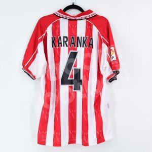 2003-04 Athletic Club Bilbao Home Shirt #4 KARANKA Match Worn