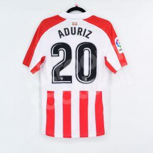 2017-18 Athletic Bilbao La Liga Home Shirt #20 ADURIZ (New Balance) (Size M) - Image 1