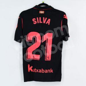 2020-21 Real Sociedad Away Shirt #21 SILVA Match Un Worn Camiseta - Image 1