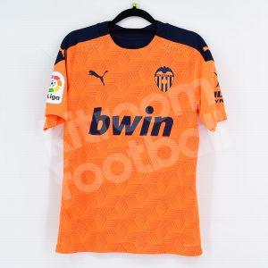 2020-21 Valencia Issue Home Shirt #14 GAYA Match Worn Camiseta vs Alaves - Image 3