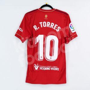 2020-21 Osasuna Home Shirt #10 R. TORRES Adidas Match Worn S - Image 1