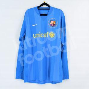 2007-08 Barcelona Goalkeeper Player Issue Shirt #1 V. VALDES La Liga - Image 3