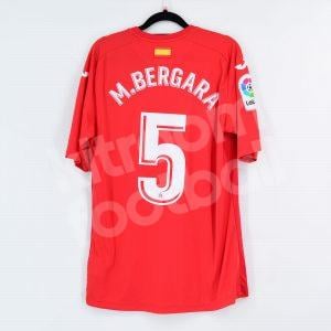 2017-18 Getafe Away Shirt #5 M. BERGARA Match Worn Joma L