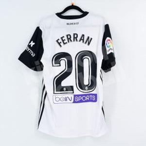 2017-18 Valencia CF Home Shirt #20 FERRAN Torres (M) Match Worn La Liga - Image 1