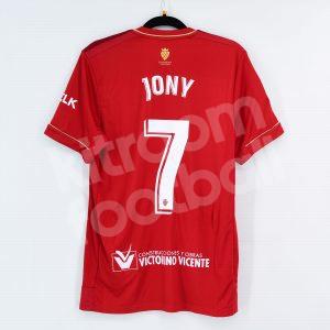 2020-21 Osasuna Home Shirt #7 JONY Adidas Match Worn L