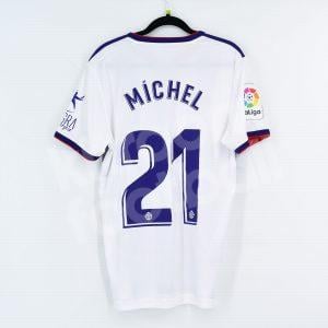 2019-20 Real Valladolid Home Shirt #21 MICHEL Match Worn Adidas S