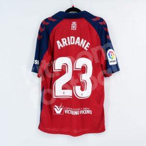 2019-20 Osasuna Home Shirt #23 ARIDANE Hummel Match Worn L - Image 1
