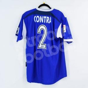 2005-06 Getafe Home Shirt #2 CONTRA Joma Match Worn L