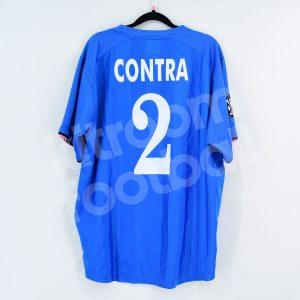 2007-08 Getafe Home Shirt #2 CONTRA Joma Match Worn UEFA CUP L