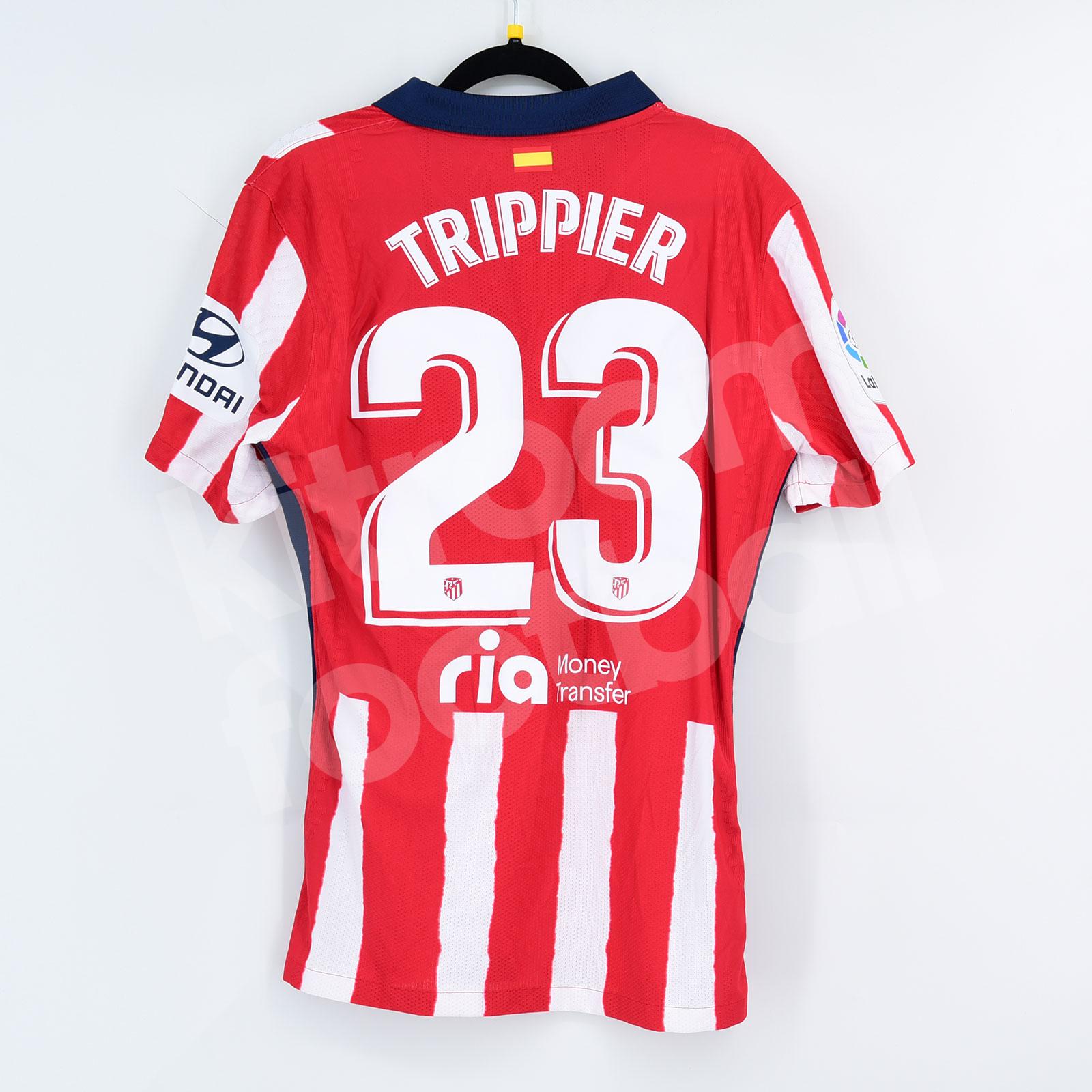 2020 21 Atletico Home Shirt 23 TRIPPIER Match Issued Un Worn La Liga M Kitroom Football