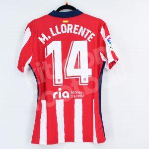 2020-21 Atletico Madrid Home Shirt #14 M. LLORENTE Match Issued Un Worn (M) - Image 1