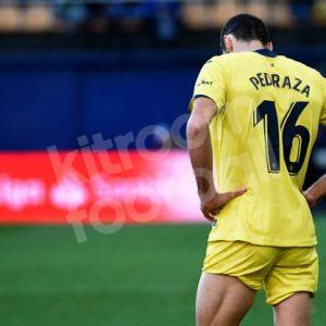 2018-19 Villarreal Home Shirt #16 PEDRAZA Match Worn L - Image 4