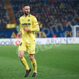 2018-19 Villarreal Home Shirt #24 M. LAYÚN Match Worn M - Image 4