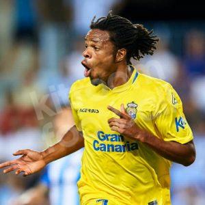 2017-18 Las Palmas Home Shirt #7 REMY Match Worn - Image 4