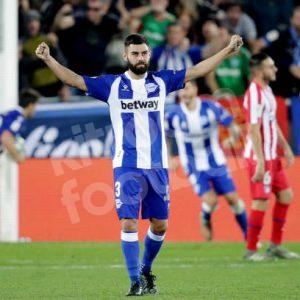 2019-20 Alaves Home Shirt #3 R. DUARTE Kelme Match Worn - Image 4