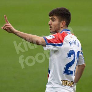 2020-21 Alaves Third #21 MARTIN Match Worn Shirt M - Image 4