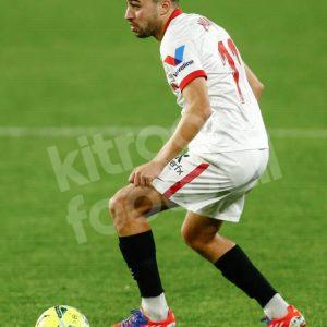 2020-21 Sevilla FC Home Shirt #11 MUNIR Match Worn M - Image 4