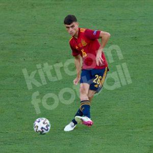EURO 2020-21 Spain Home Authentic  Shirt #26 PEDRI *New* M vs Poland - Image 4