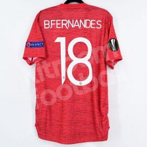 Manchester United Authentic Shirt #18 B. FERNANDES L Final Uefa Europa League 2021 Gdansk *New* - Image 1