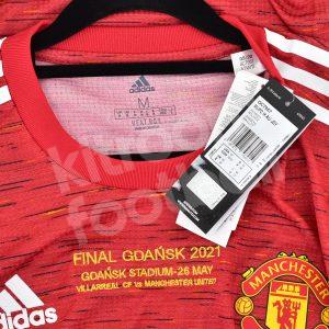 Manchester United Authentic Shirt #18 B. FERNANDES Final Uefa Europa League 2021 Gdansk *New* M - Image 4