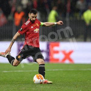 Manchester United Authentic Shirt #18 B. FERNANDES L Final Uefa Europa League 2021 Gdansk *New* - Image 3