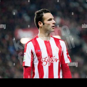 2016-17 Spoting Gijon Home Shirt #25 VIGUERA Match Worn Camiseta (M) SS - Image 4