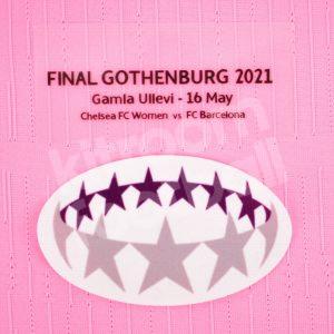 2021 Barcelona Womens Final Champions League Patches Player Issue