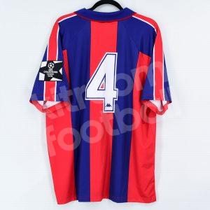 1994-95 Barcelona Retro Champions League Home Shirt #4 KOEMAN vs PSG