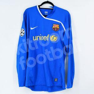 2008-09 Barcelona Player Issue Goalkeeper Shirt #1 V. VALDES *New* XL Champions League Blue - Image 3
