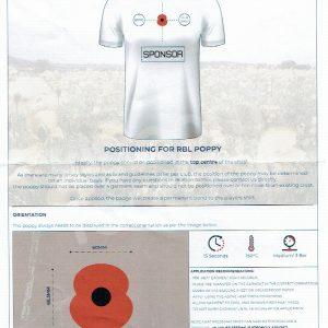 2021-22 Official RBL Poppy Player Issue Patch - Image 4
