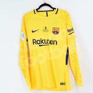 2017-18 Barcelona Gk Shirt #1 TER STEGEN Match Issued Un Worn Supercopa - Image 3