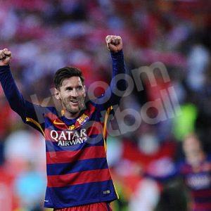 2015-16 Barcelona Home Shirt Nike #10 MESSI (Very Good) XL Final Copa del Rey - Image 4