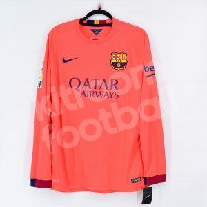 2014-15 Barcelona Player Issue Away #10 MESSI *New* XL La Liga L/S - Image 3