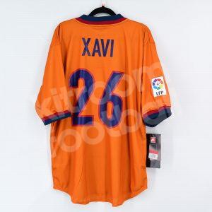 1998-99 Barcelona Player Issue Away Shirt #26 XAVI (Very Good) L