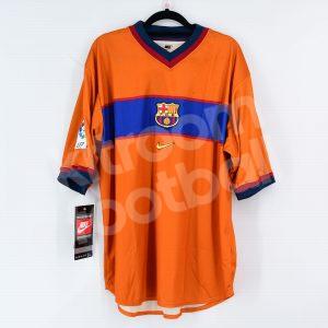 1998-99 Barcelona Player Issue Away Shirt #26 XAVI (Very Good) L - Image 3