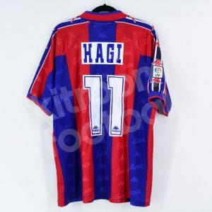1995-96 Barcelona Home Shirt Kappa #11 HAGI (Good) M - Image 1