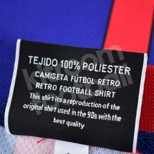 1997-98 Barcelona Home Long Sleeve Shirt #11 RIVALDO Champions League Kappa (Size XL) - Image 3