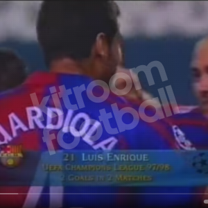 1997-98 Barcelona Home Shirt #4 GUARDIOLA Champions League Kappa - Image 6