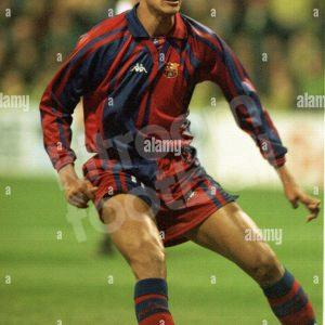 1997-98 Barcelona Home Long Sleeve Shirt #11 RIVALDO Champions League Kappa (Size XL) - Image 5
