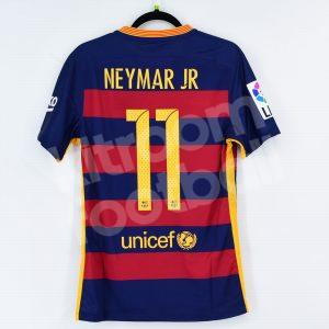 2015-16 Barcelona Player Issue Home Shirt #11 NEYMAR JR *New* S La Liga vs Real Madrid - Image 1