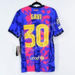 2021-22 Barcelona Third Match Shirt #30 GAVI *New* M Champions League Dri-FIT ADV - Image 1