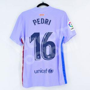 2021-22 Barcelona Away Match Shirt #16 PEDRI *New* M La Liga Dri-FIT ADV - Image 1