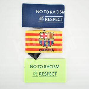 Set Barcelona Captain Armband MESSI Match Worn UEFA Champions League Brazalete Capitan - Image 1