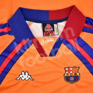 1997-98 Barcelona Away Shirt #21 LUIS ENRIQUE Champions League Kappa - Image 3