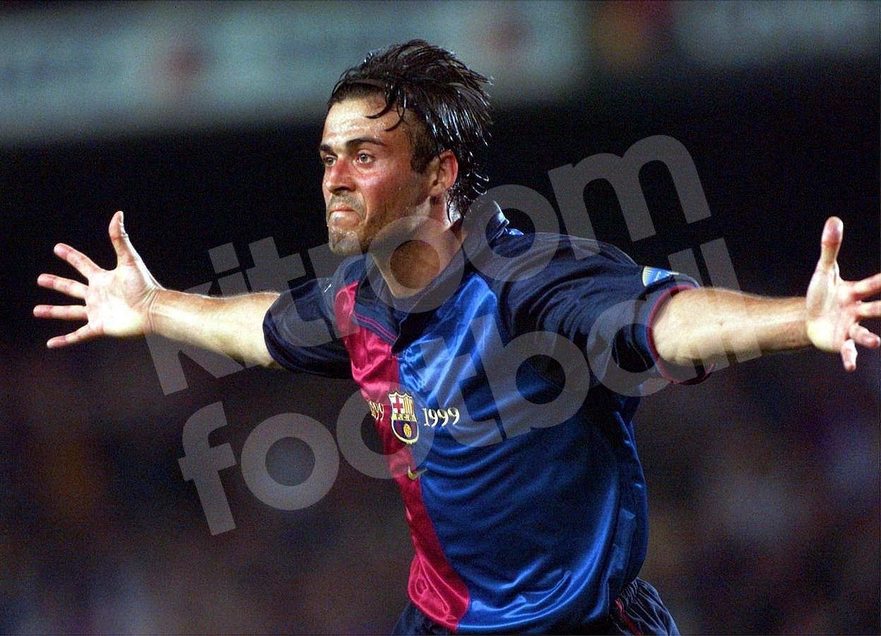 1999-00 Barcelona Home Shirt #21 LUIS ENRIQUE Centenario CL Nike