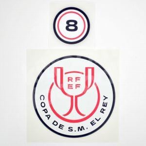 Original Player Issue 2021-22 Copa del Rey Patch 8 Titles Valencia