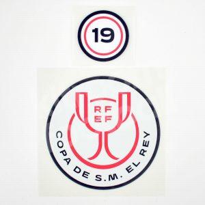 Original Player Issue 2021-22 Copa del Rey Patch 19 Titles Real Madrid