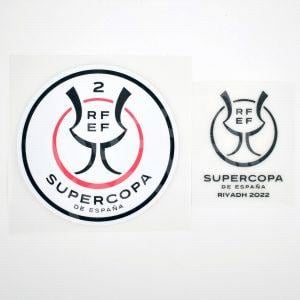 Original Player Issue 2021-22 Supercopa 2022 Patch Atletico Madrid Home Jeddah